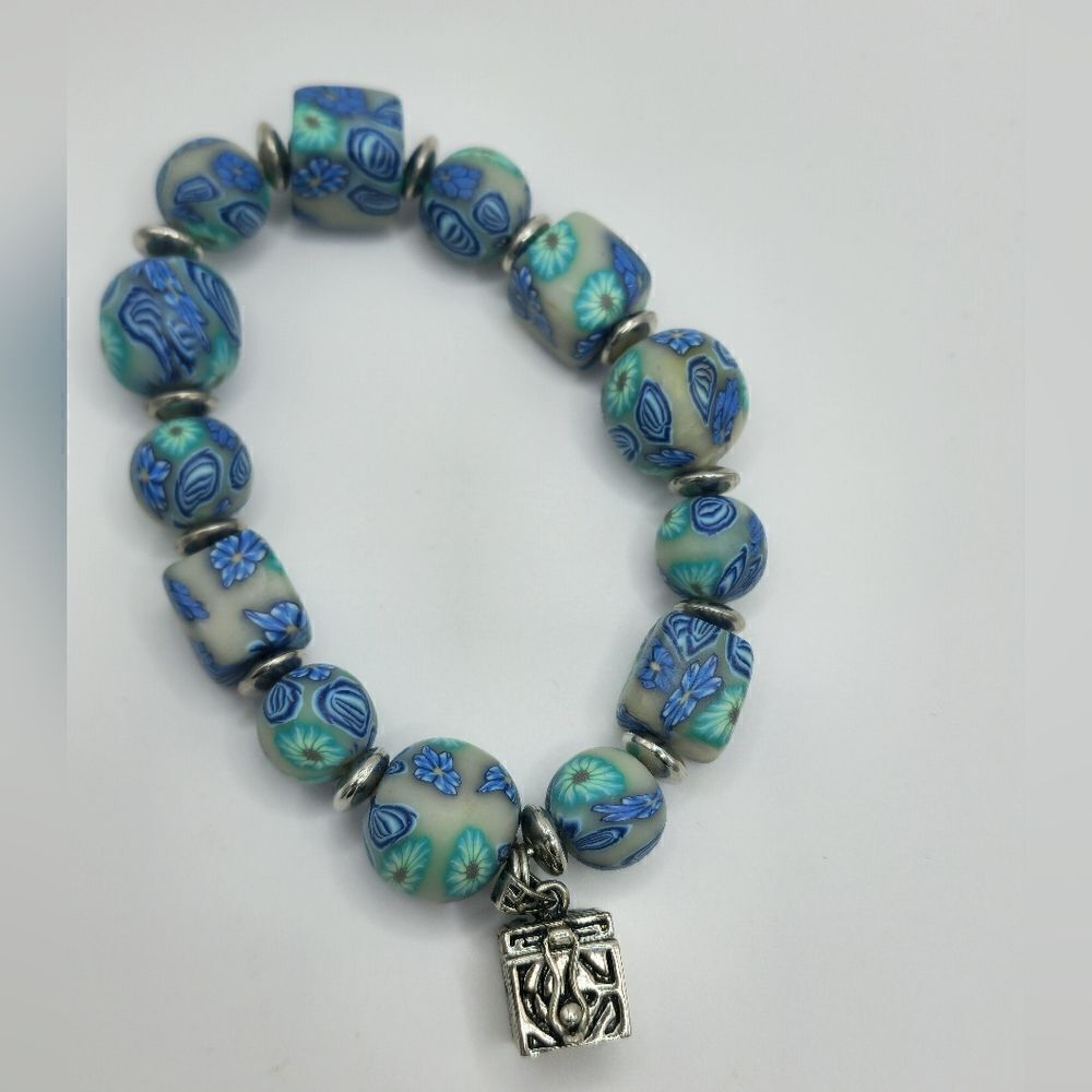 Alexa's angels prayer box beaded charm bracelet